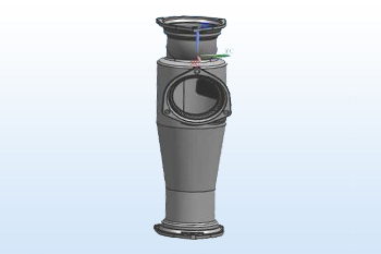 B型接口GB型加强旋流器三通